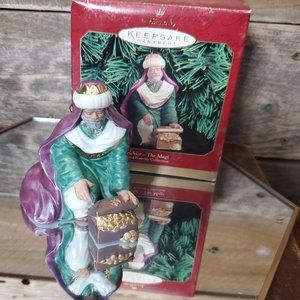 1999 Hallmark Keepsake Ornament - Melchior - The Magi Blessed Nativity Collectio